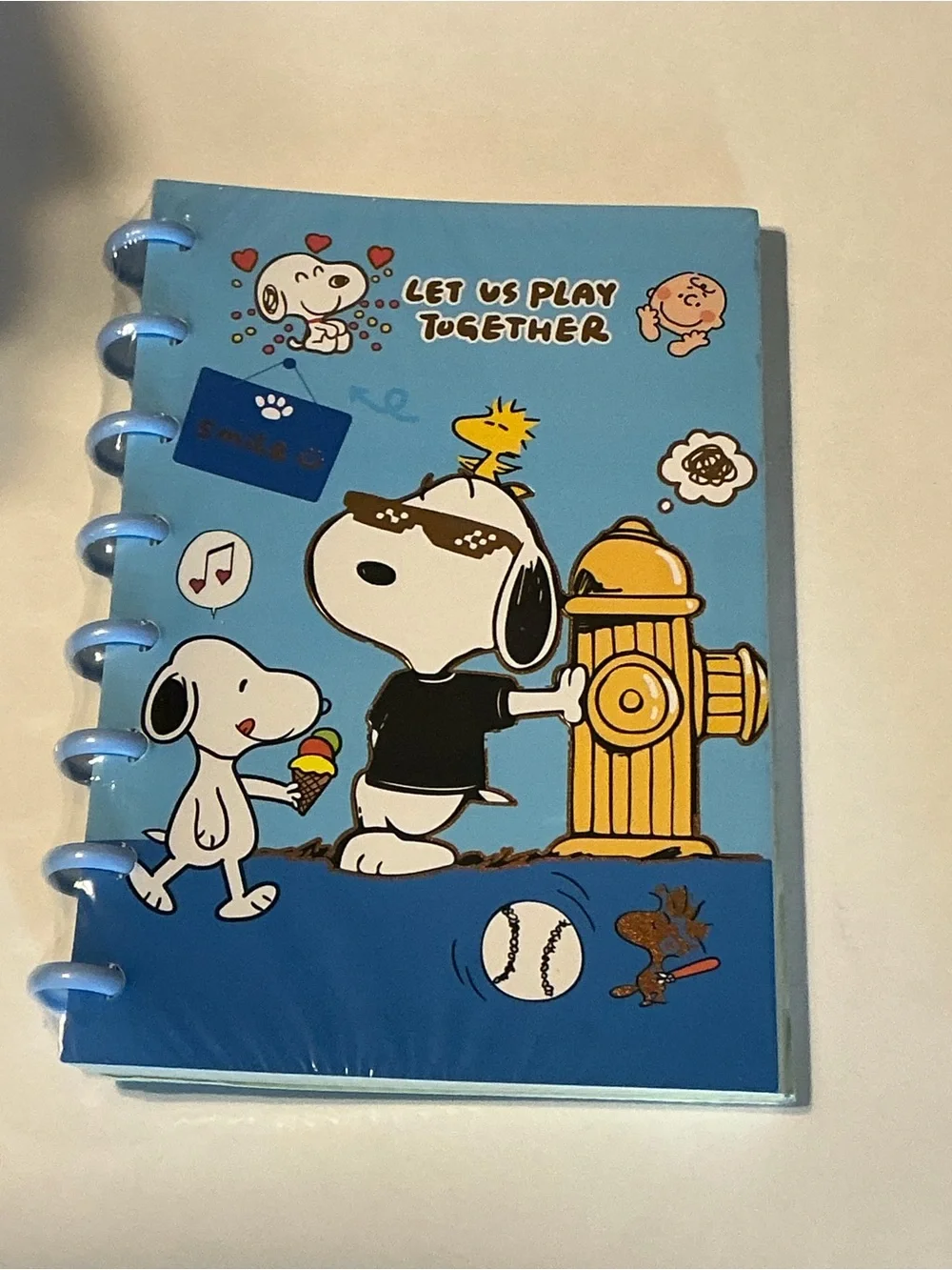 Snoopy A5 spiral bound, cute notebook!